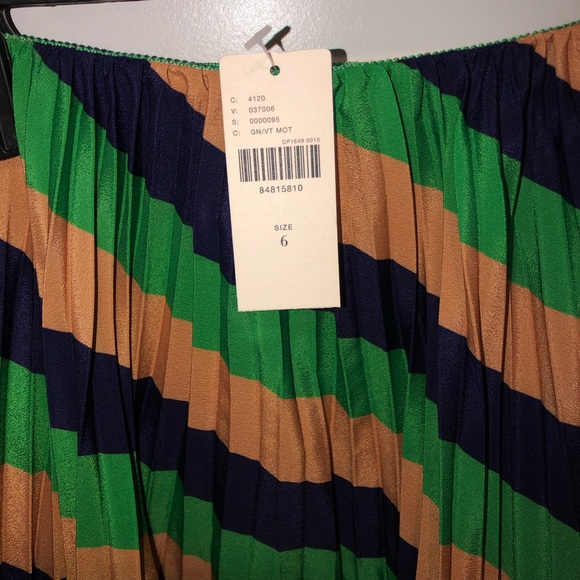 Anthropologie The Valerie Pleated Midi Skirt by Maeve Michelle Armas Edition 6 - Picture 6 of 8